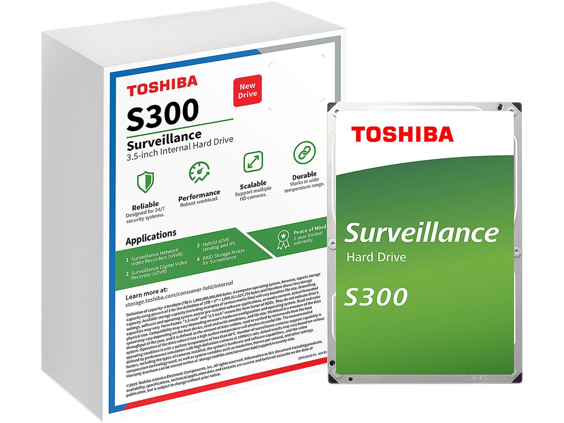 Ổ cứng HDD Toshiba S300 4TB 3.5" 5400 RPM slide image 1