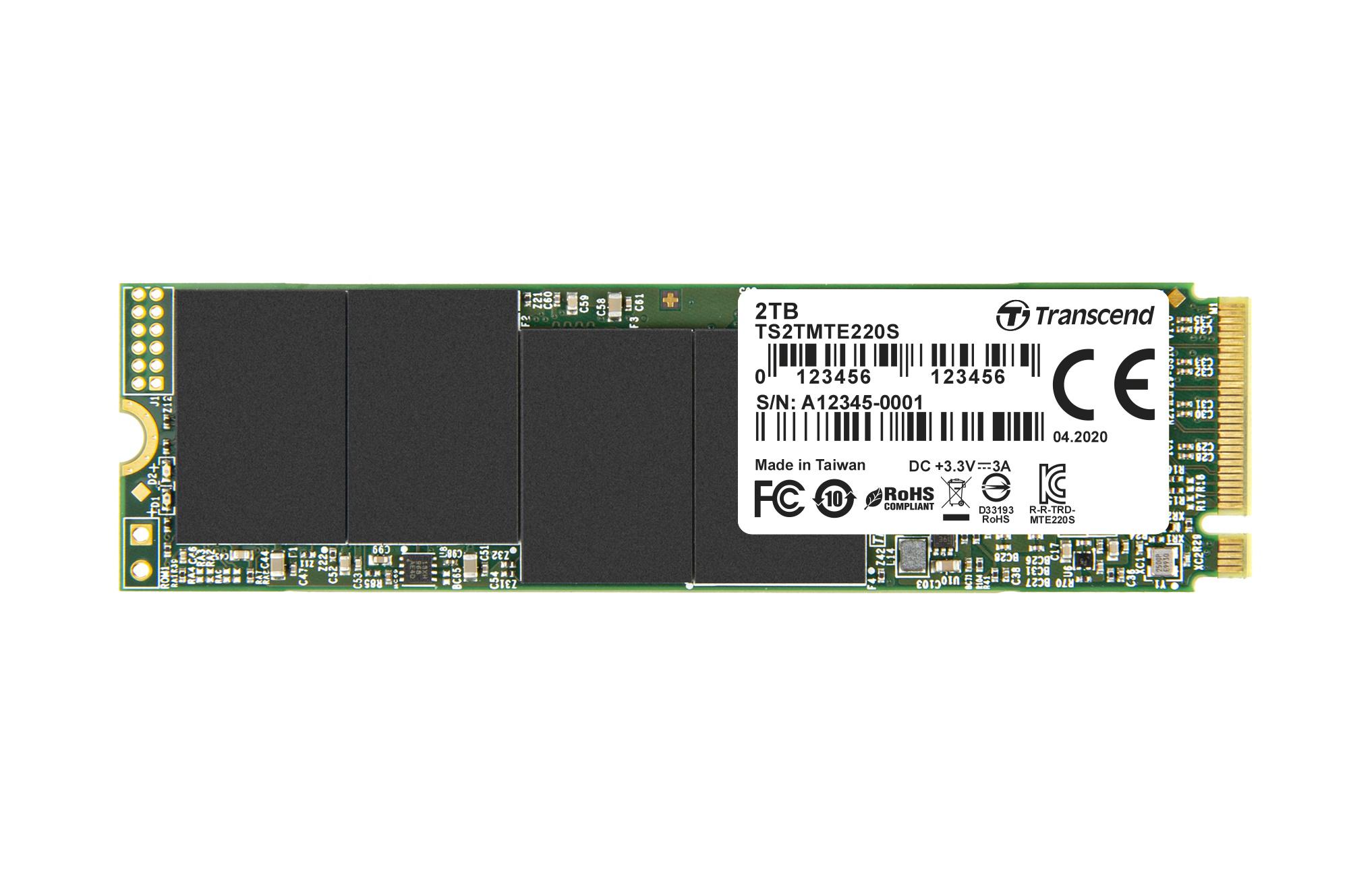 Ổ cứng SSD Transcend 220S 2TB M.2-2280 PCIe 3.0 X4 NVME slide image 0