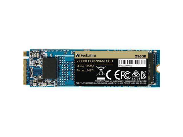 Ổ cứng SSD Verbatim Vi3000 256GB M.2-2280 PCIe 3.0 X4 NVME slide image 0