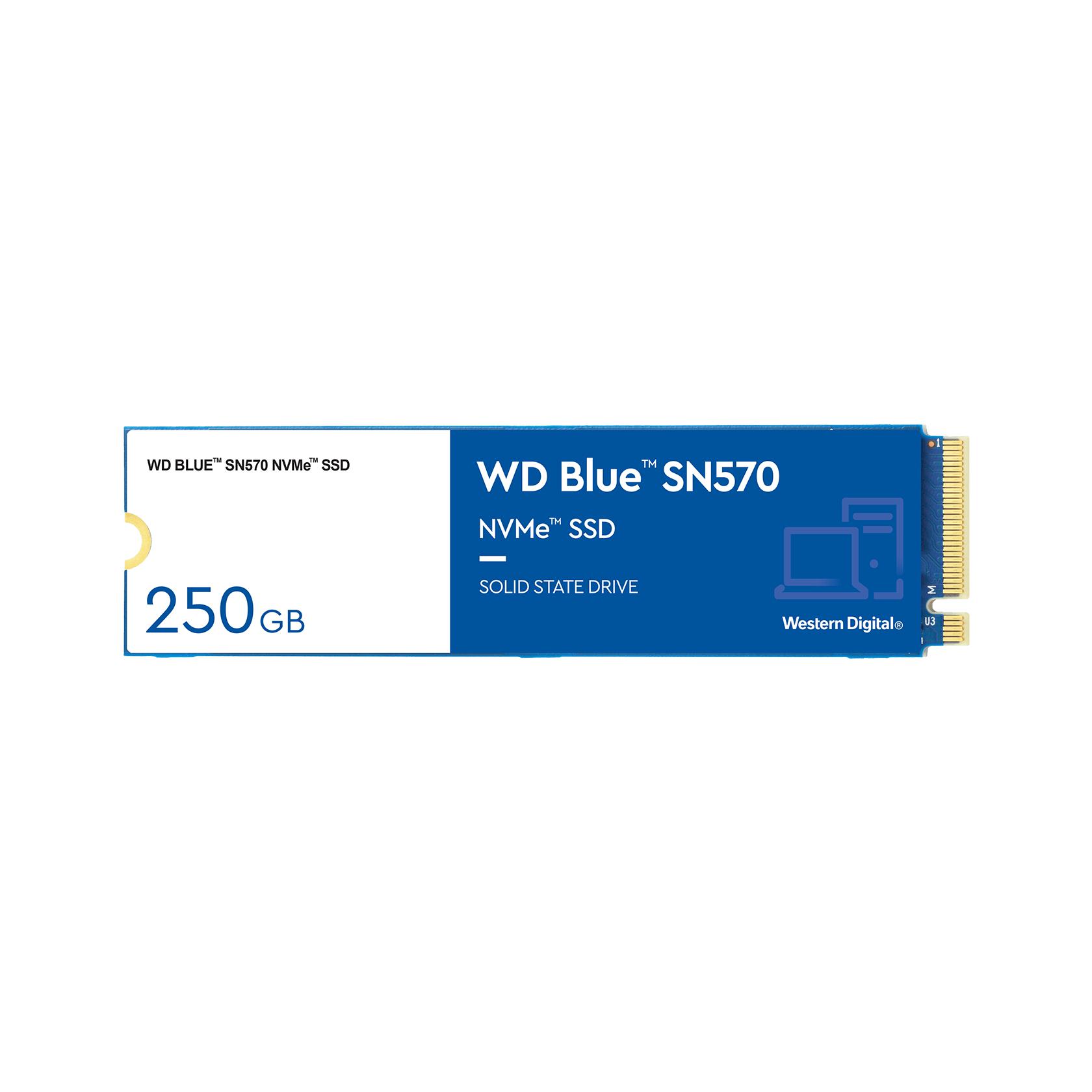 Ổ cứng SSD Western Digital Blue SN570 250GB M.2-2280 PCIe 3.0 X4 NVME slide image 0