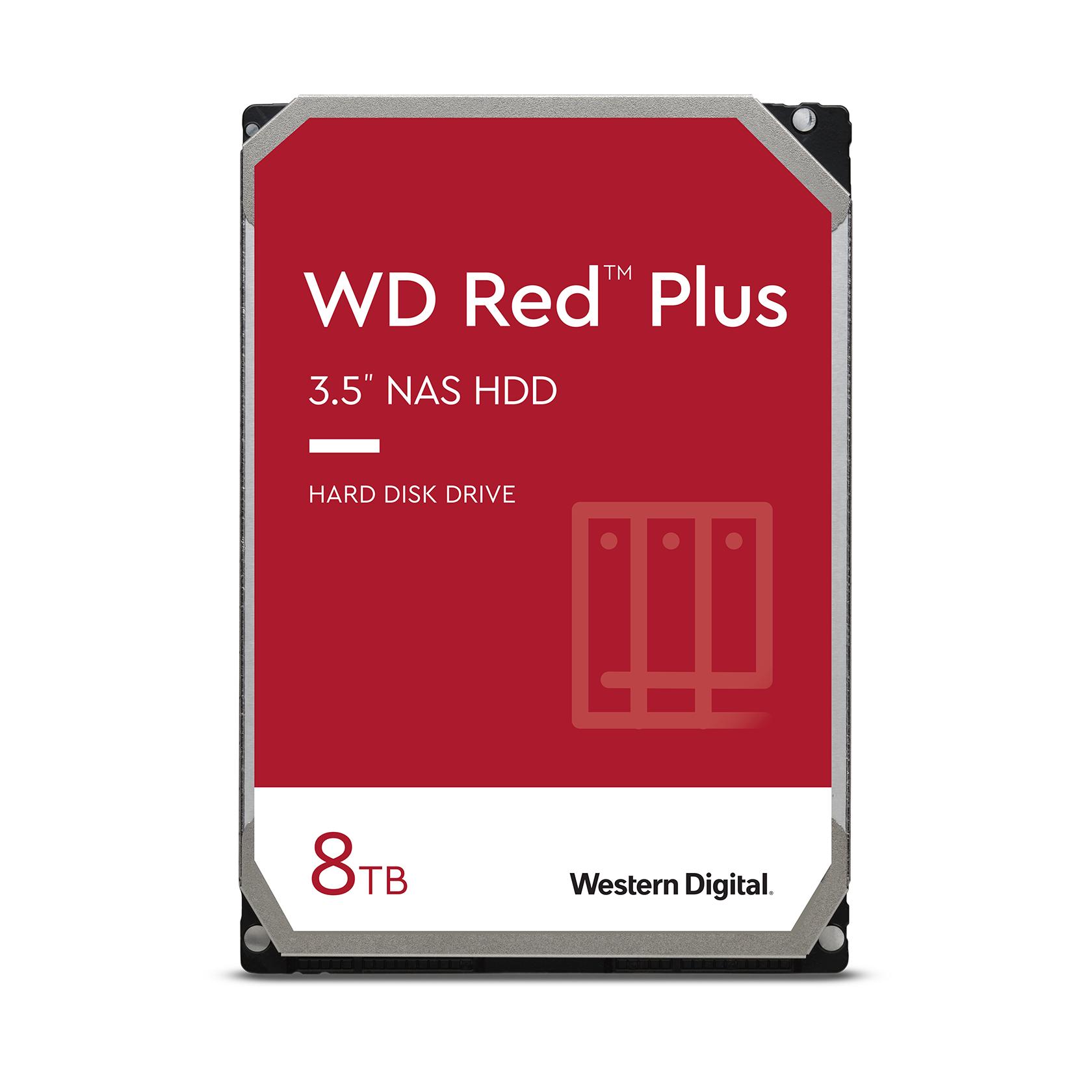 Ổ cứng HDD Western Digital Red Plus 8TB 3.5" 5640 RPM slide image 0